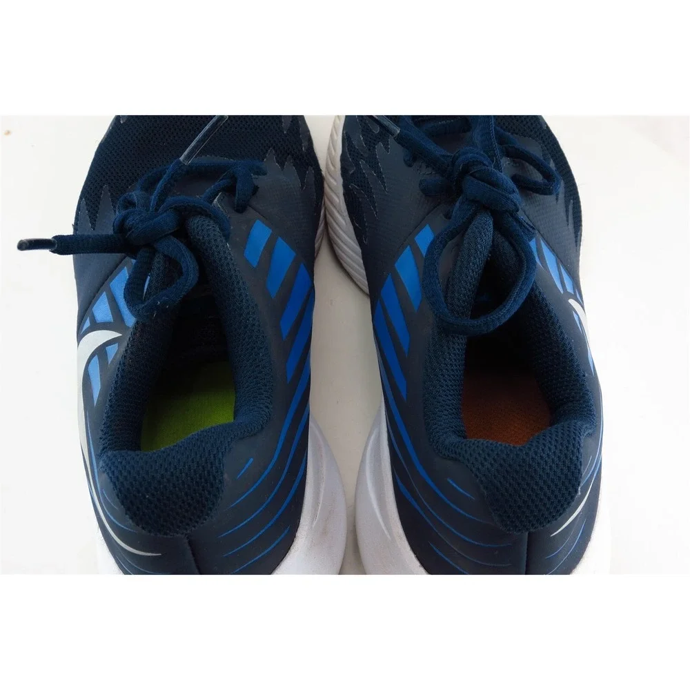 Nike Star‎ Runner Blue Fabric Running Shoes Girls Shoes Size 4